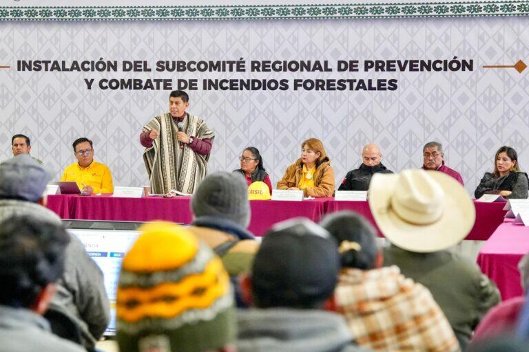 180126 FOTO 3 Llama Salomón Jara a fortalecer la defensa del territorio natural en la Sierra de Juárez ante incendios forestales